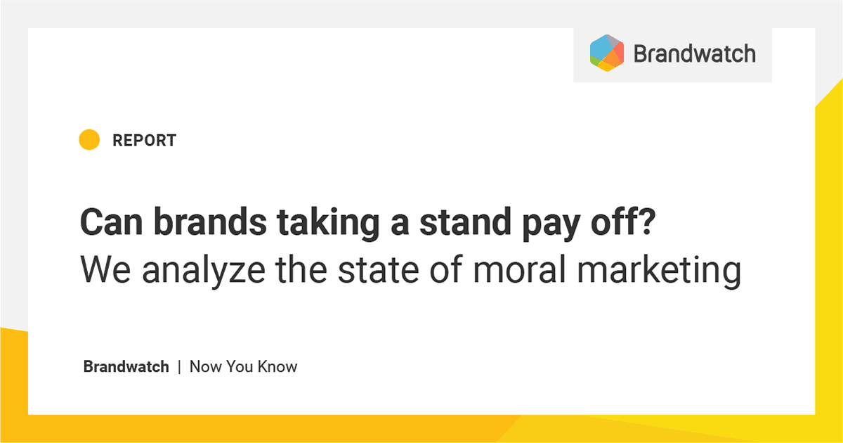 The State of Moral Marketing