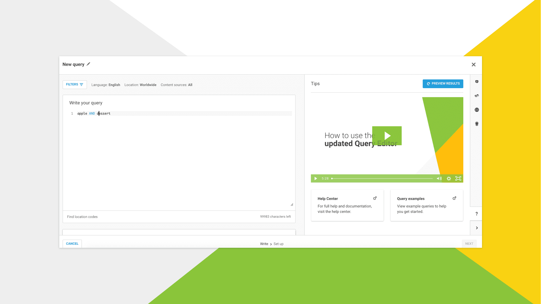 Introducing Brandwatch's new Query Editor