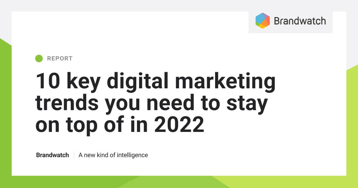 2022 Digital Marketing Trends