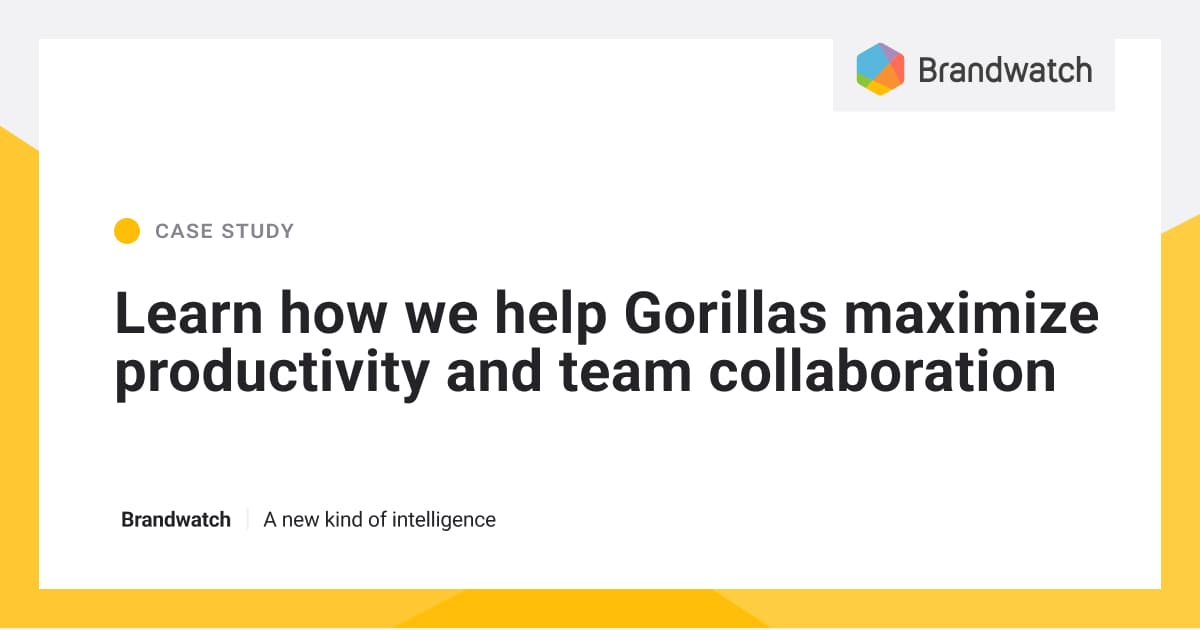Gorillas |  Brandwatch