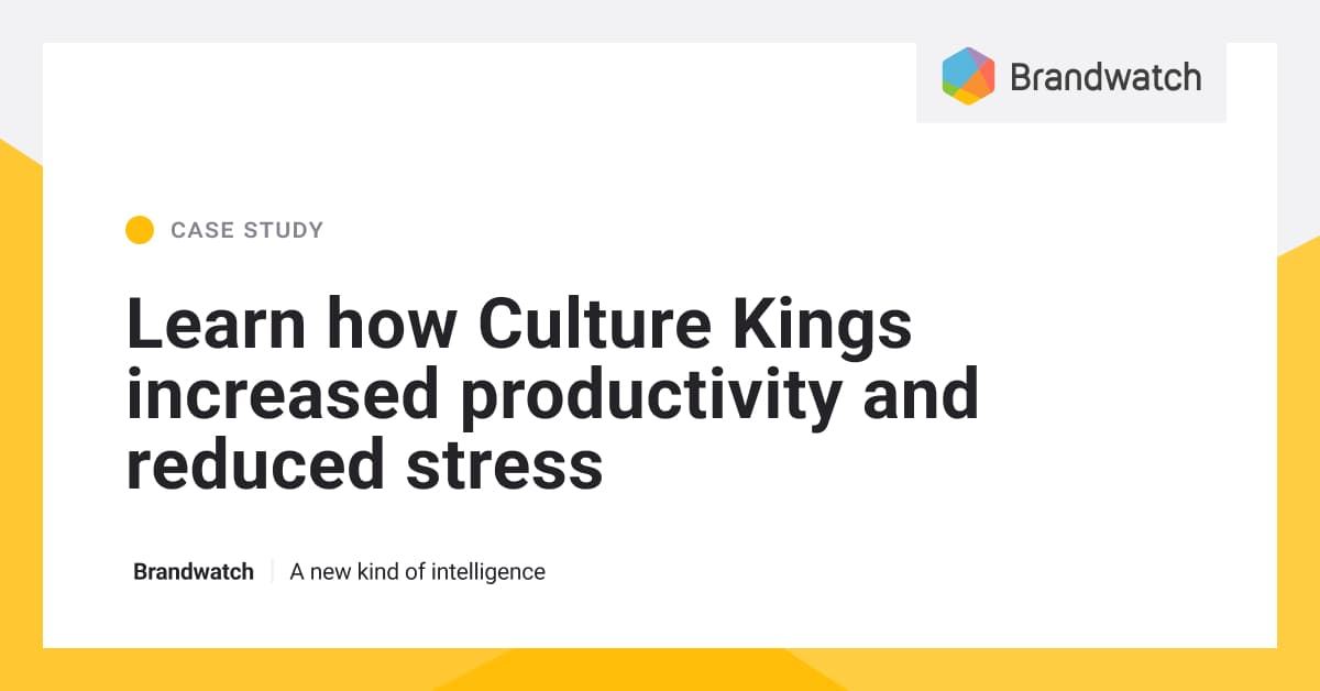 Culture Kings |  Brandwatch
