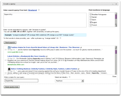 Brandwatch Tutorial – Session 1: Social Media Monitoring 101